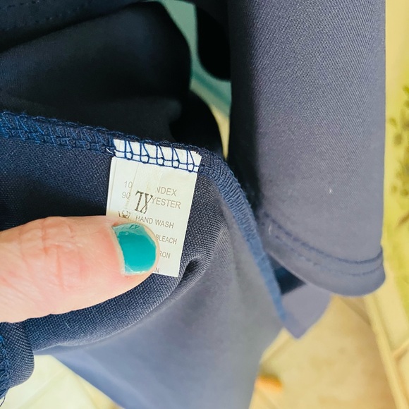 Beautiful Blue One Shoulder Classic Dress XL and NWT - Picture 10 of 12